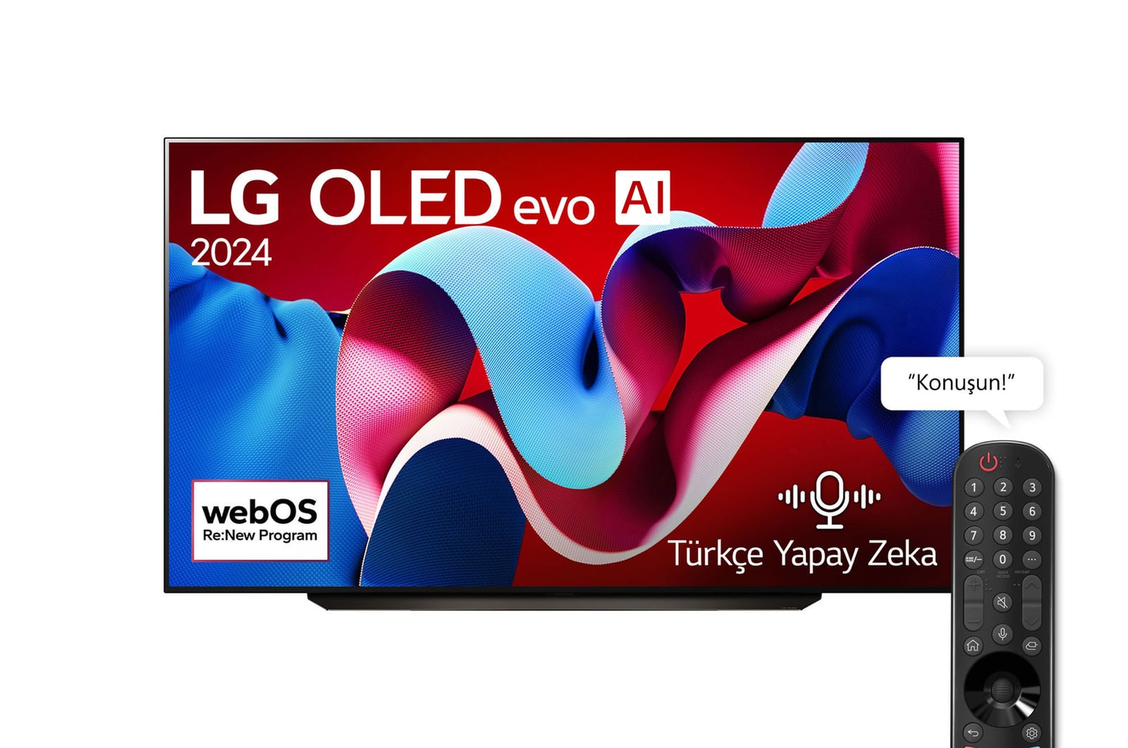 55'' LG OLED evo AI C4 4K Smart TV 2024 